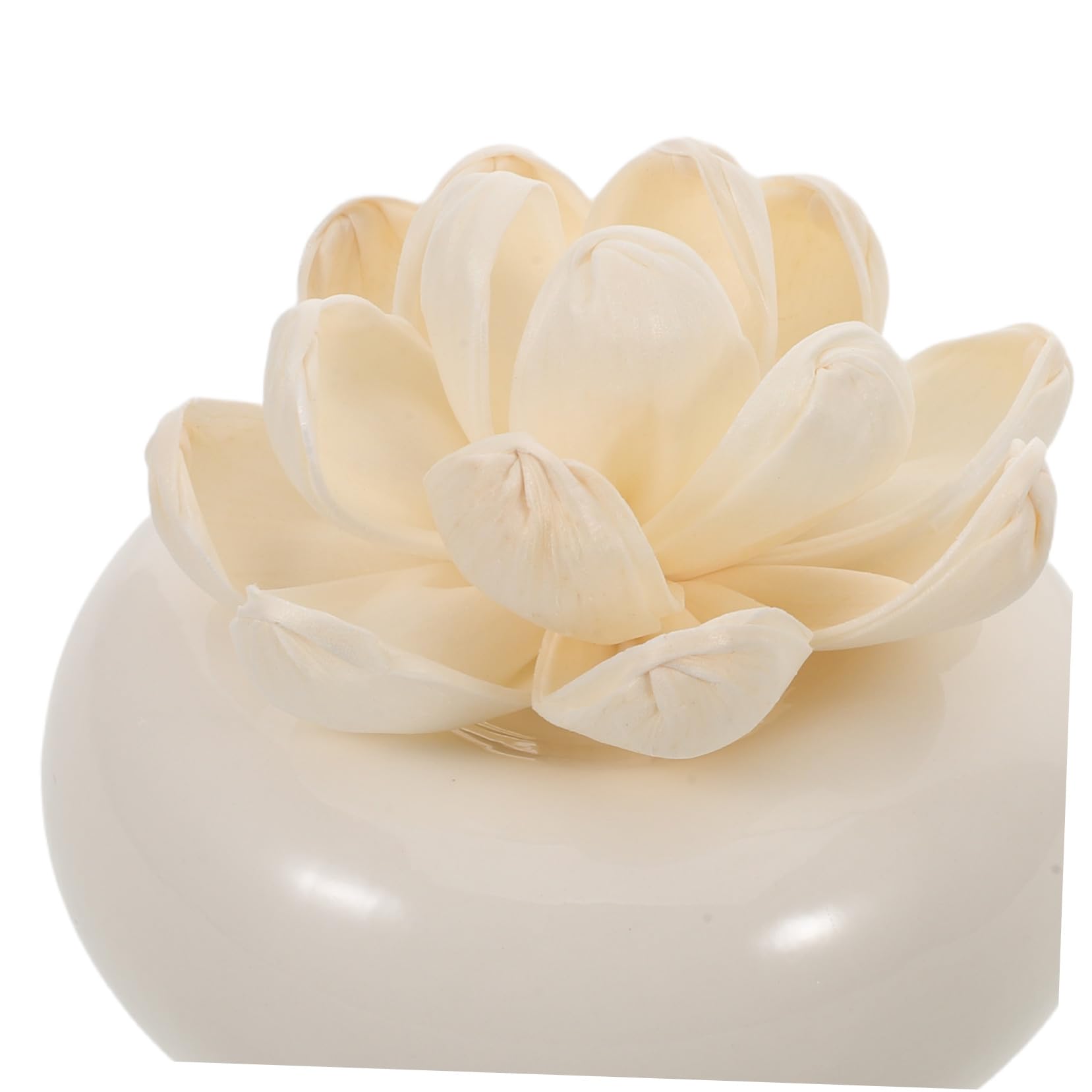 Diffusore Passivo in Ceramica Bianca per Oli Essenziali | Assorbimento Olio, Formato Portatile, per Piano D'appoggio e Stanza Piccola
