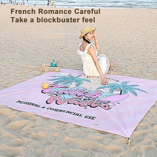 Couverture de plage de qualité supérieure avec tapis de jeu à séchage rapide - 4