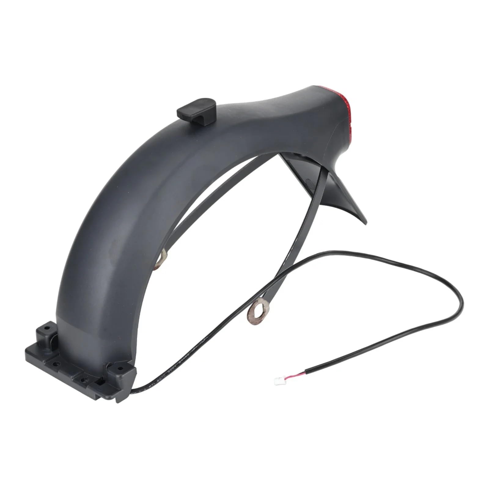 Guardabarros Patinete Guardabarros Trasero for Scooter eléctrico, Cubierta Impermeable, Conjunto Que Contiene Soporte y Luces traseras de Freno(F2 Rear Fender)
