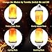 LED Flame Light Bulb 4 Modes Flickering Fire Effect Light E26 Base for Holiday,Home, Party, Restaurant, Outdoor Decoration