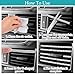 Zelphvt 10 Pcs Bling Car Vent Outlet Trim Bling Car Accessories for Women Interior Rhinestone Cars Air Conditioner Vent Decoration Strip Glitter Cars Decorations for Women