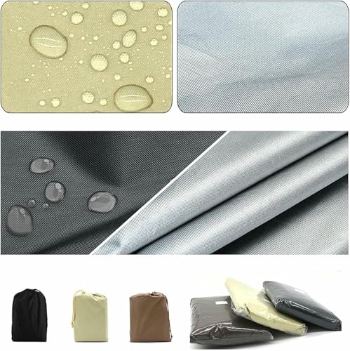 Housse de coussin imperméable pour balancelle en textile durable