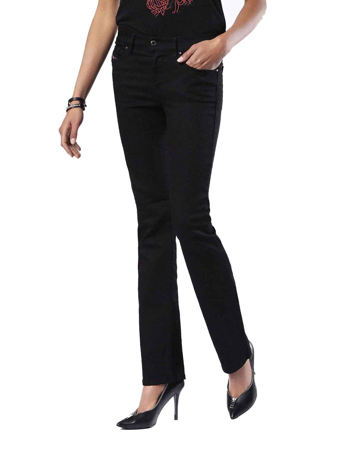 【DEARMINE】Sensual Bootcut Black Pants DP531_JS0238D_XXX_DD_S25_999_3