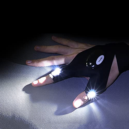 YDDM Guante sin Dedos DIRIGIÓ Linterna Torca Impermeable Herramienta al Aire Libre Camping Camping Hool de Rescate de Supervivencia Multi Light Herramienta (Color : White) 3 YDDM Guante sin Dedos DIRIGIÓ Linterna Torca Impermeable Herramienta al Aire Libre Camping Camping Hool de Rescate de Supervivencia Multi Light Herramienta (Color : White) - Imagen 4