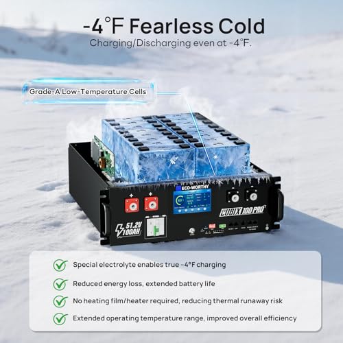 Image of ECO-WORTHY Cubix100 Pro 48V 200Ah Server Rack LiFePO4 Lithium Battery