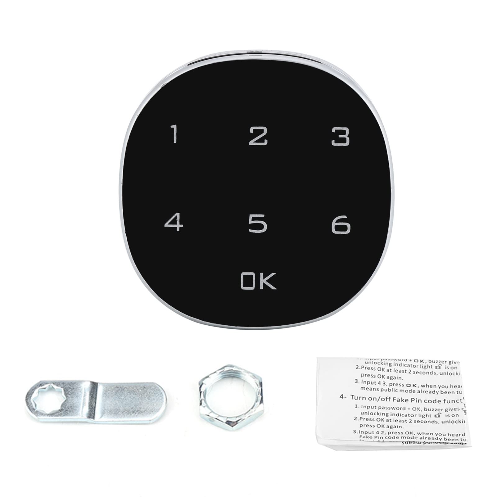 Digital Coded Lock, Digital Zinc Alloy Code Combination Cam Cabinet Convenient Password Safe Lock