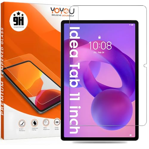 YOYOU Tempered Glass Protector — Compatible with Lenovo Idea Tab 11" (2025) | Bubble-Free, Easy Install, Anti-Scratch — Pack of 1