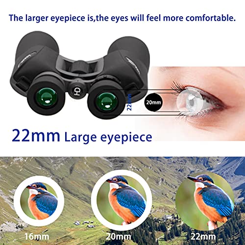 CCCTY Binocolo 16 x 50 per adulti, binocolo HD