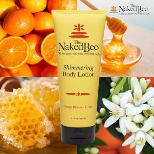 Image of The Naked Bee Shimmering Hand & Body Lotion with Orange Blossom Honey (6.7 Fl Oz)