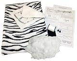 Haan Crafts Toy Bengal Tiger Stuffed Animal Beginner/Kids Sewing Kit