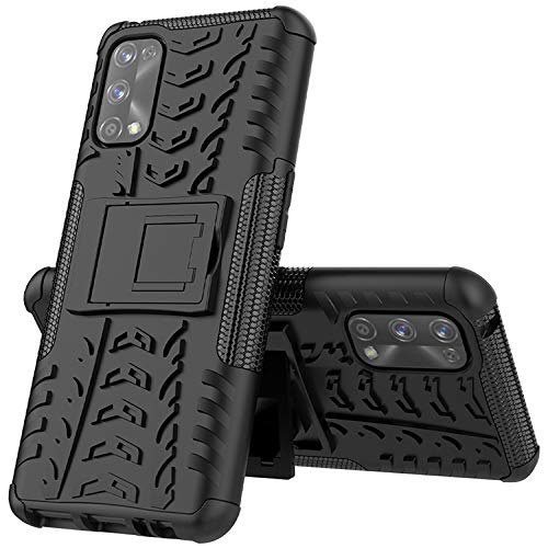 Image of Glasgow Back Case Cover Designed for Realme 7 Pro - Black