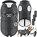 Hund und günstig Kaufen-LOVPET® Hundejacke Hundemantel mit Geschirr, inkl. 45 Stück Kotbeutel + Spender, Hunde Winterweste gefüttert wasserdicht, Gepolsterte Weste Mit Brustgurt, Reflektoren, D-Ring XL, Anthrazit