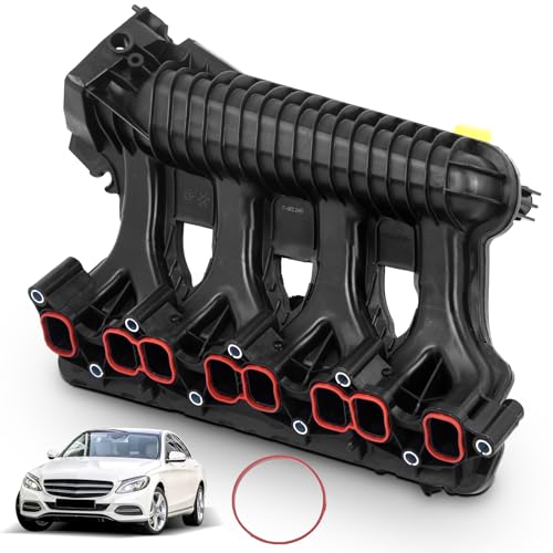TOPAZ Engine Intake Manifold Compatible with Mercedes C250 W204 12-14 E250 11-15 SLK250 12-15 M271 Replace# 2710903037