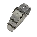 Ajustement parfait pour les montres : ce bracelet de remplacement présente les spécifications exactes pour garantir un ajustement parfait. Convient à la plupart des montres de marque. Veuillez mesurer la largeur de votre ancien bracelet avant de passer commande ! Veuillez vérifier les mesures. Il s'aligne parfaitement avec les cornes de la montre, donnant à votre montre un aspect neuf.