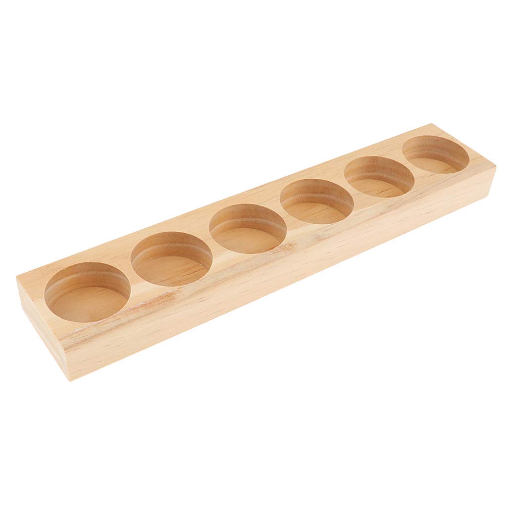 LOSA Wooden Essential Oil Display Stand Rack Organizer Shelf Holder 6 Bottle 30ml-picture-12