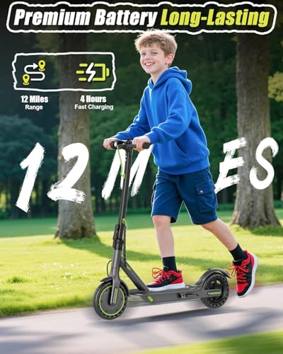 Image of MAXSHOT Electric Scooter Adults & Big Kids, Top Speed 9 /16 /19MPH, 10 /12 /16 /19Miles Range, 6.5 inch /8.5 inch Tires Folding Escooter, APP Control