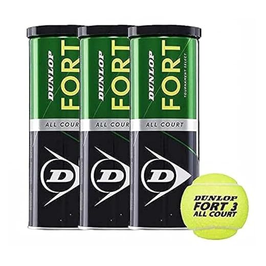 Dunlop FORT ALL COURT tripack 9 balls (3x3)