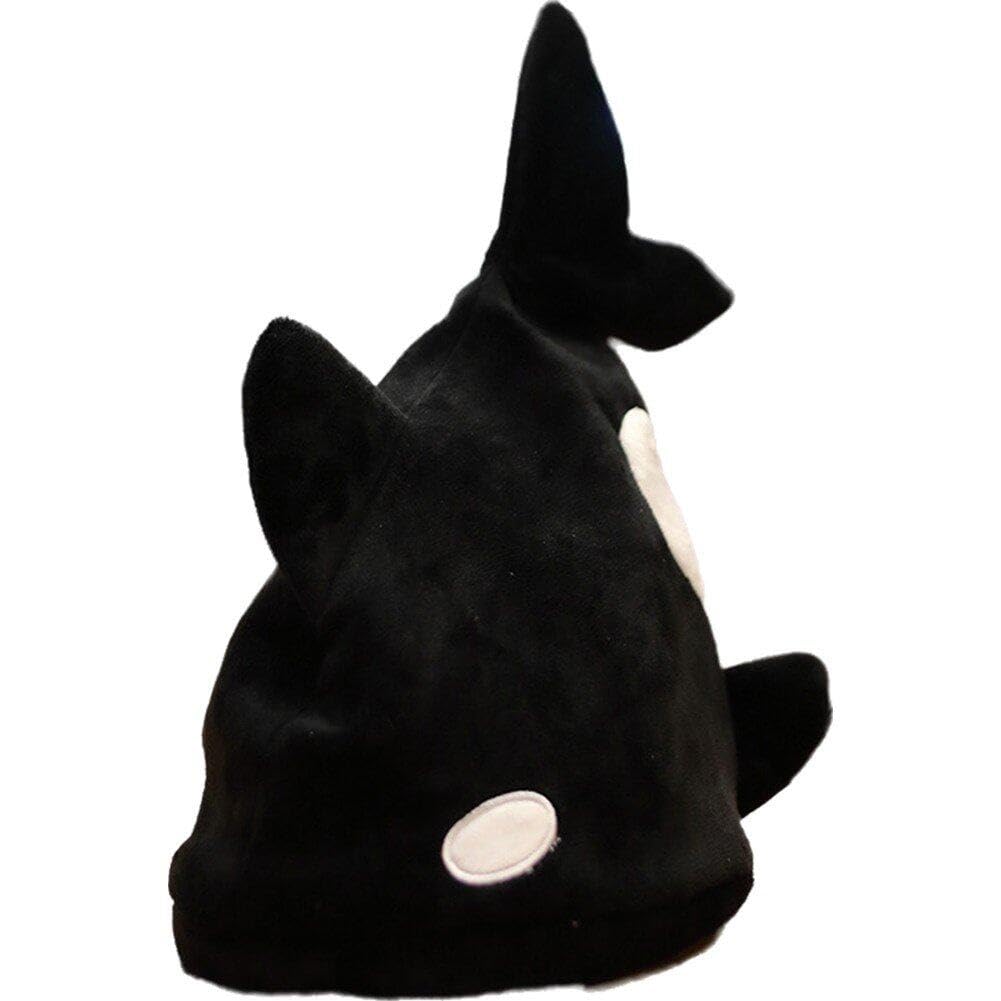 Sanfly Black Adult Funny Electric Shark Hat Underwater World Headwear Can Move Fish Tail Hat Short Plush Singing Dancing Props For Carnival Party