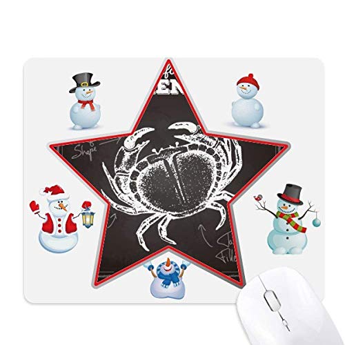 Tapis de souris crabe antidérapant pour éviter les douleurs au poignet