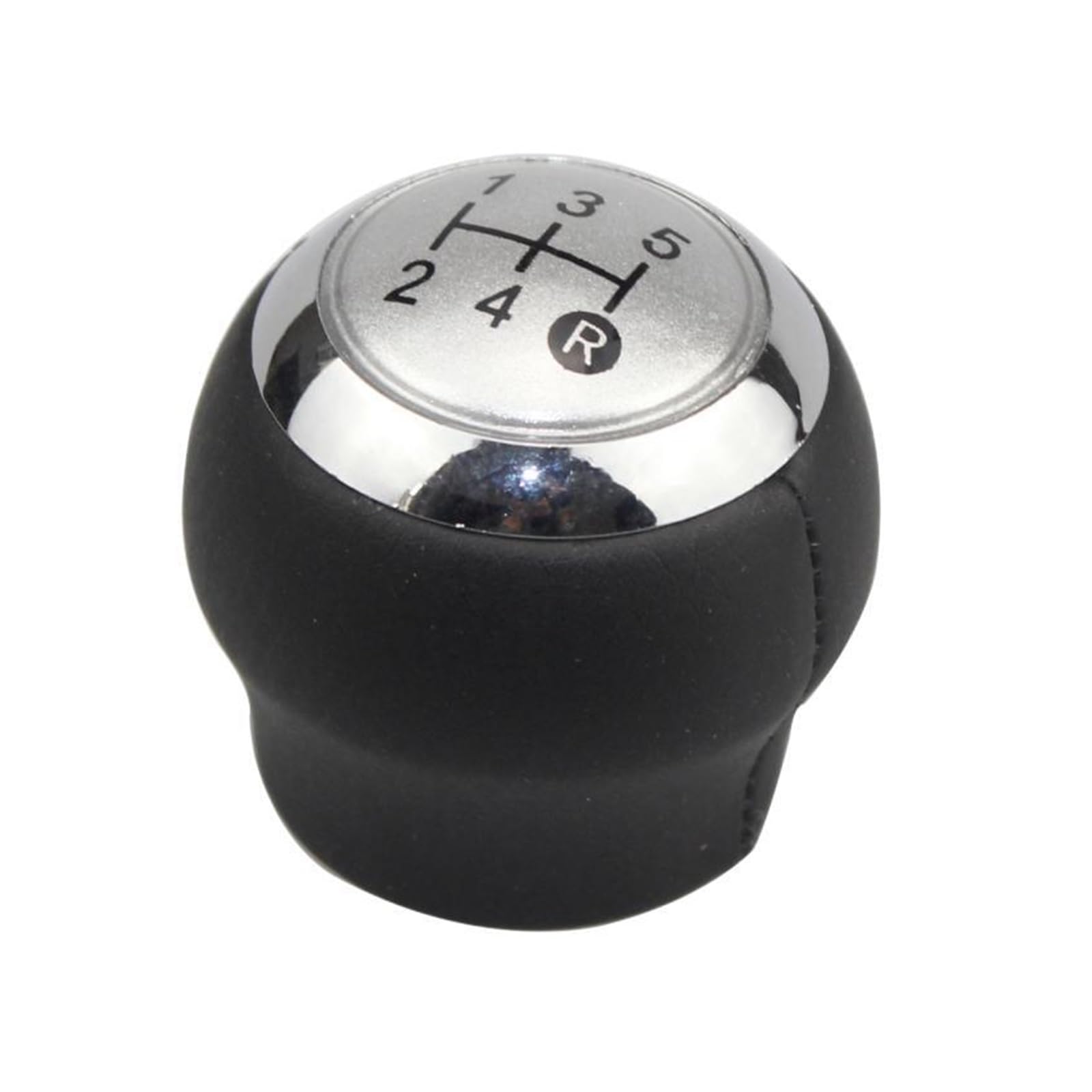 Lvgvzttgkm 5 Speed Silver Shift Knob For Toyota Avensis Iii T27 2008-2015 Abs Direct Fit