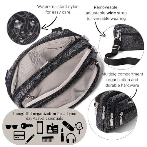 Image of Baggallini Triple Zip Bagg JAV Cross Body