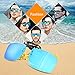 Besgoods Polarized Clip On Sunglasses, Mirror Flip Up Metal Clip Over Prescription Glasses, Unisex Outdoor Driving Sports
