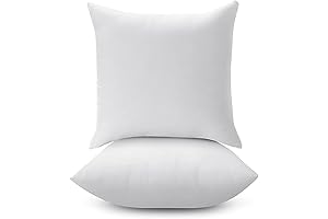 LANE LINEN Square 45x45 Pillow Insert Pack of 2 for Decorative Throw Pillow Covers
