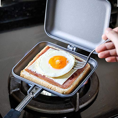 Hot Sandwich Maker Press Breakfast Sandwich Cheese Egg Maker Machine For Home And Camping - Thumbnail 3