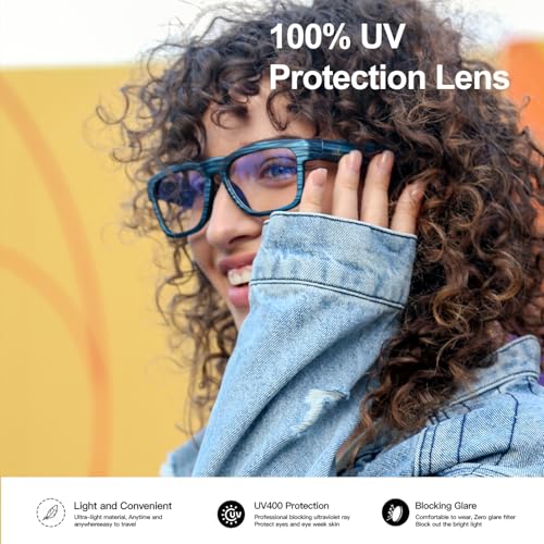 Image of OhO sunshine Bluetooth Audio Sunglasses, Lightweight Open Ear Sport Glasses, 10H Playtime,Water Resistant with Voice Control
