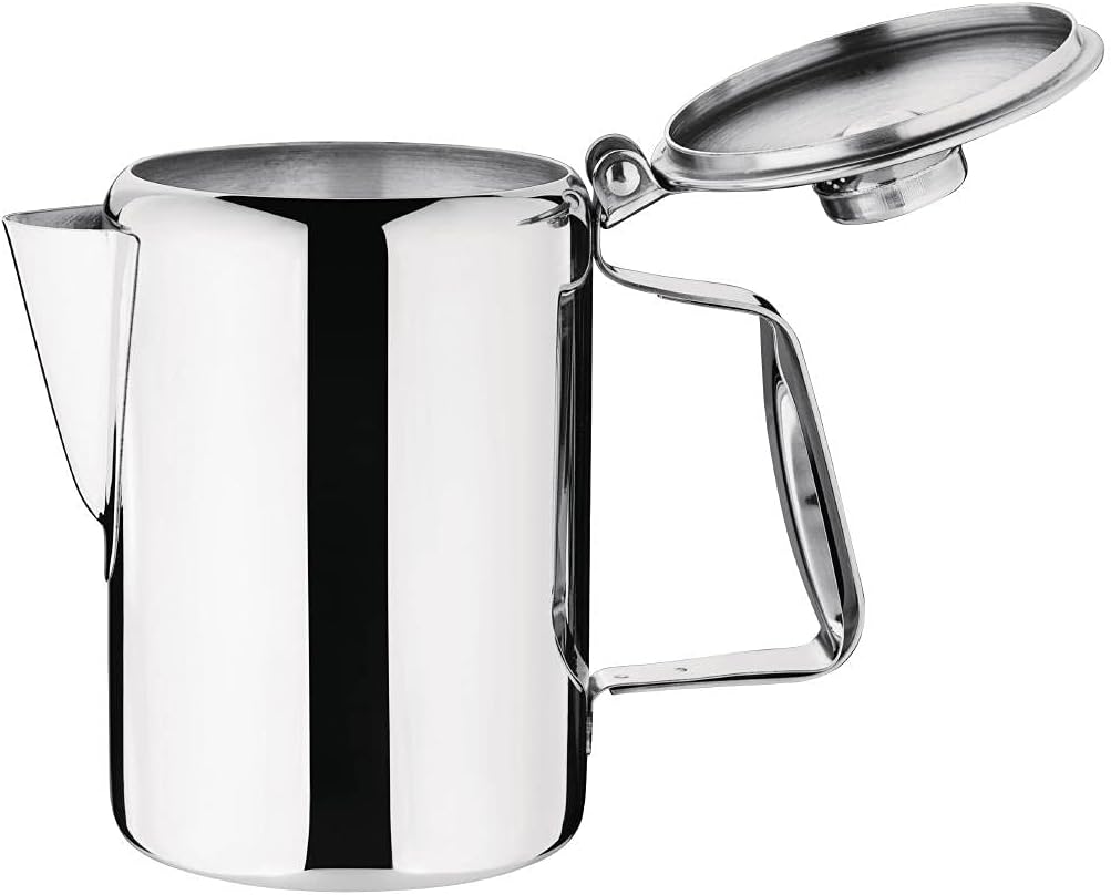 Olympia Concorde Coffee Pot Stainless Steel 20Oz Espresso Maker Italian