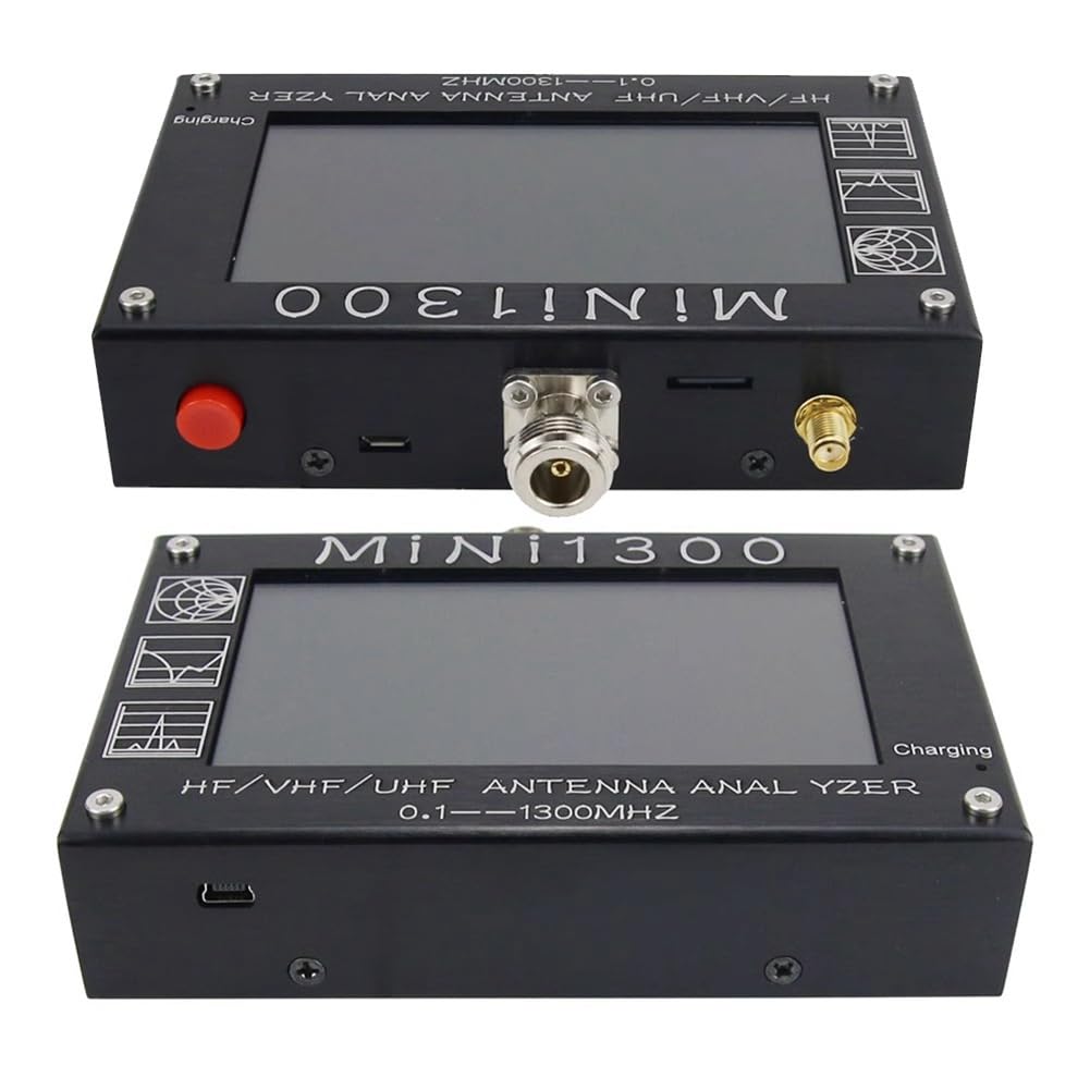 Mini 1300 Analyseur de Réseau Vectoriel Multimètre à Ondes Stationnaires Portable 1.3G Analyseur D'Antenne Vectorielle Multifonction