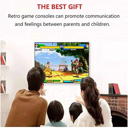 Mekela Classic Retro Game Console, AV Output Built-in 400 Games with 2 Classic Controllers