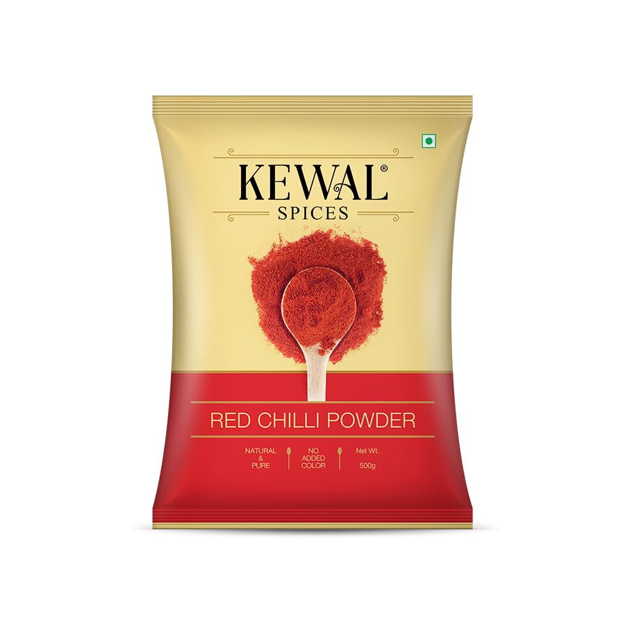 Kewal Red Chilli Powder Pouch, 500g Kewal Red Chilli Powder Pouch, 500g