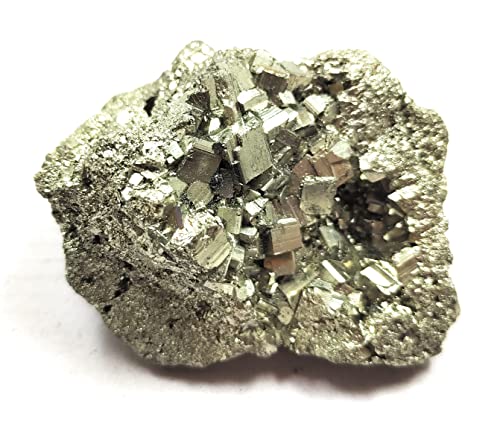 Pierre de pyrite du Pérou naturelle et authentique pour la chance et l'argent
