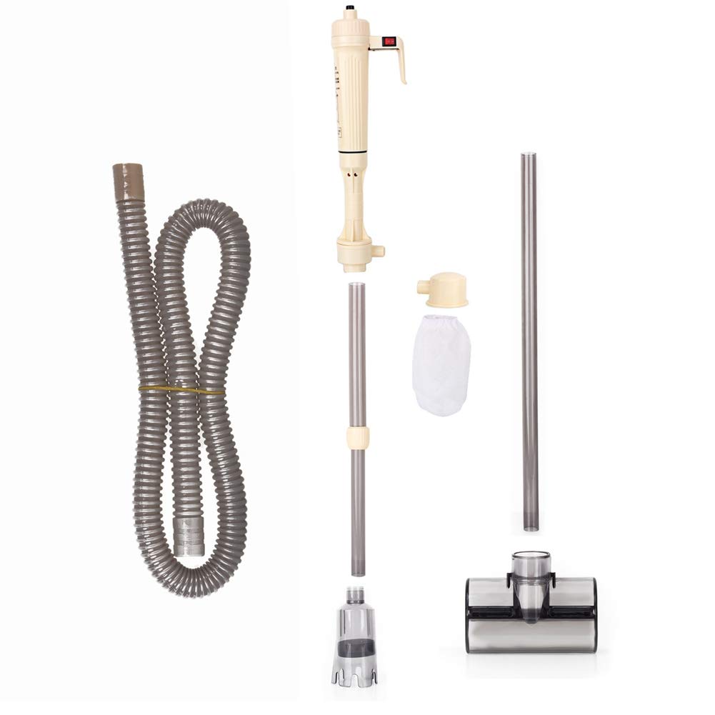 Filtre à Eau Automatique d'Aquarium,Nettoyant de Pompe d'Aquarium Longueur Réglable 58-94cm,Changeur d'Eau Électrique pour Aquarium Nettoyage,Aquarium Électrique à Siphon