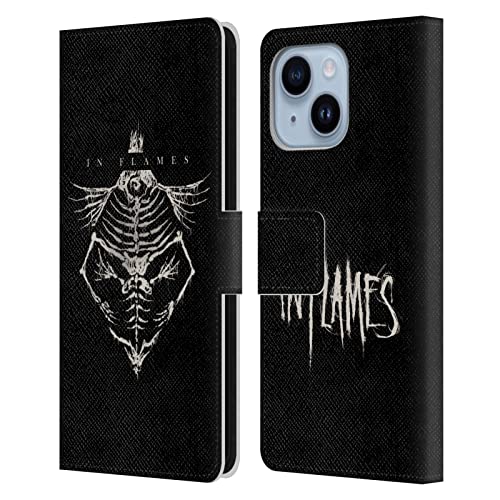 Étui portefeuille In Flames iPhone 14 Plus écran protégé des rayures