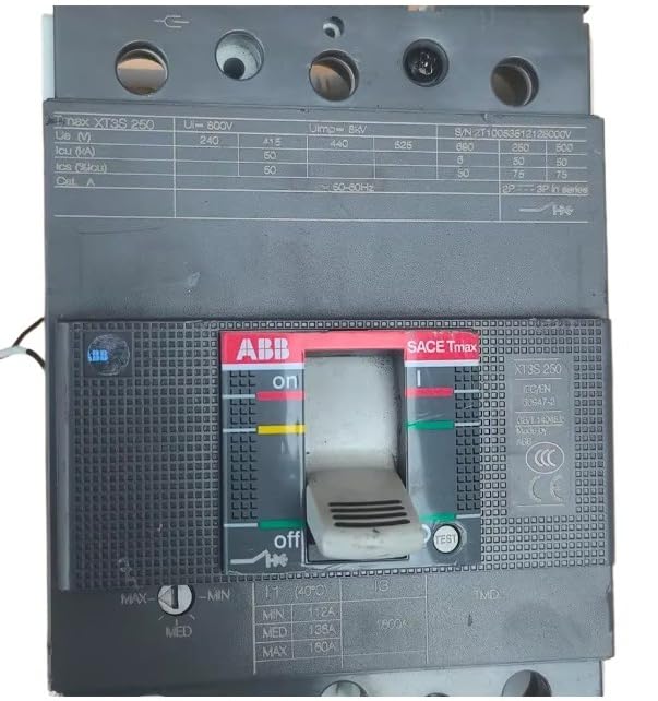 Available for ABB Circuit Breaker XT3S250General Accessories (XT3S250 3P 200A)