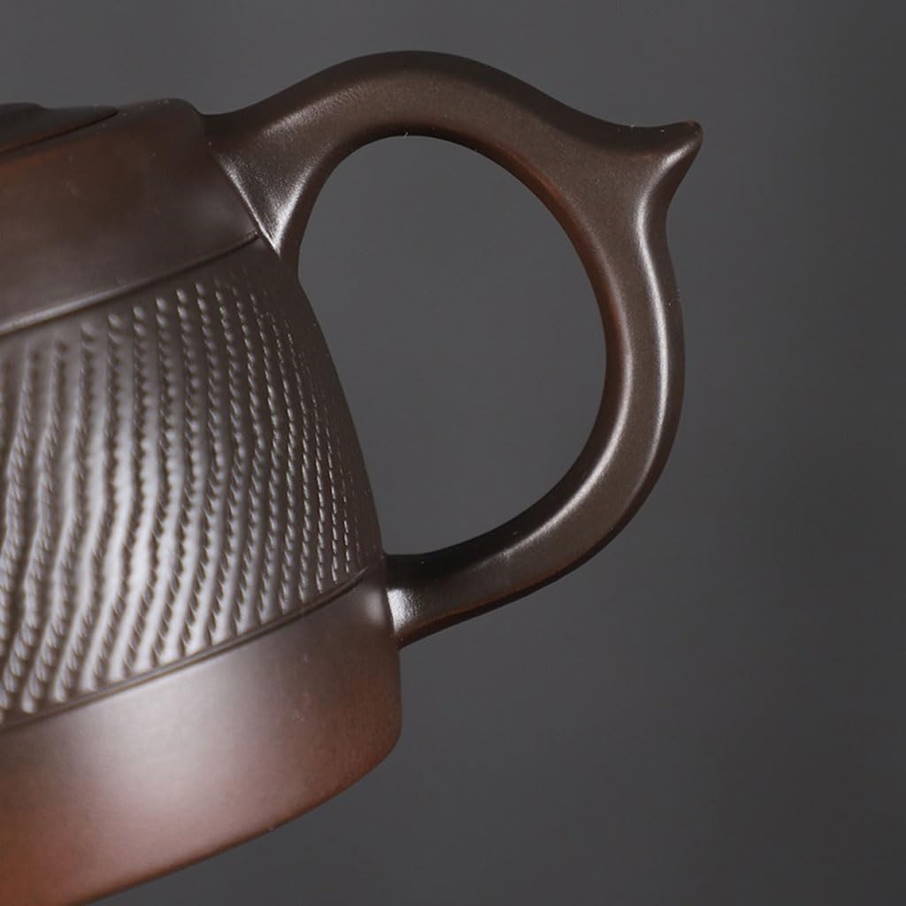 Bollitore da tè 250 ML pentola fatta a mano Set da tè domestico teiera singola teiera decorativa retrò tè pomeridiano tè in ceramica infusore