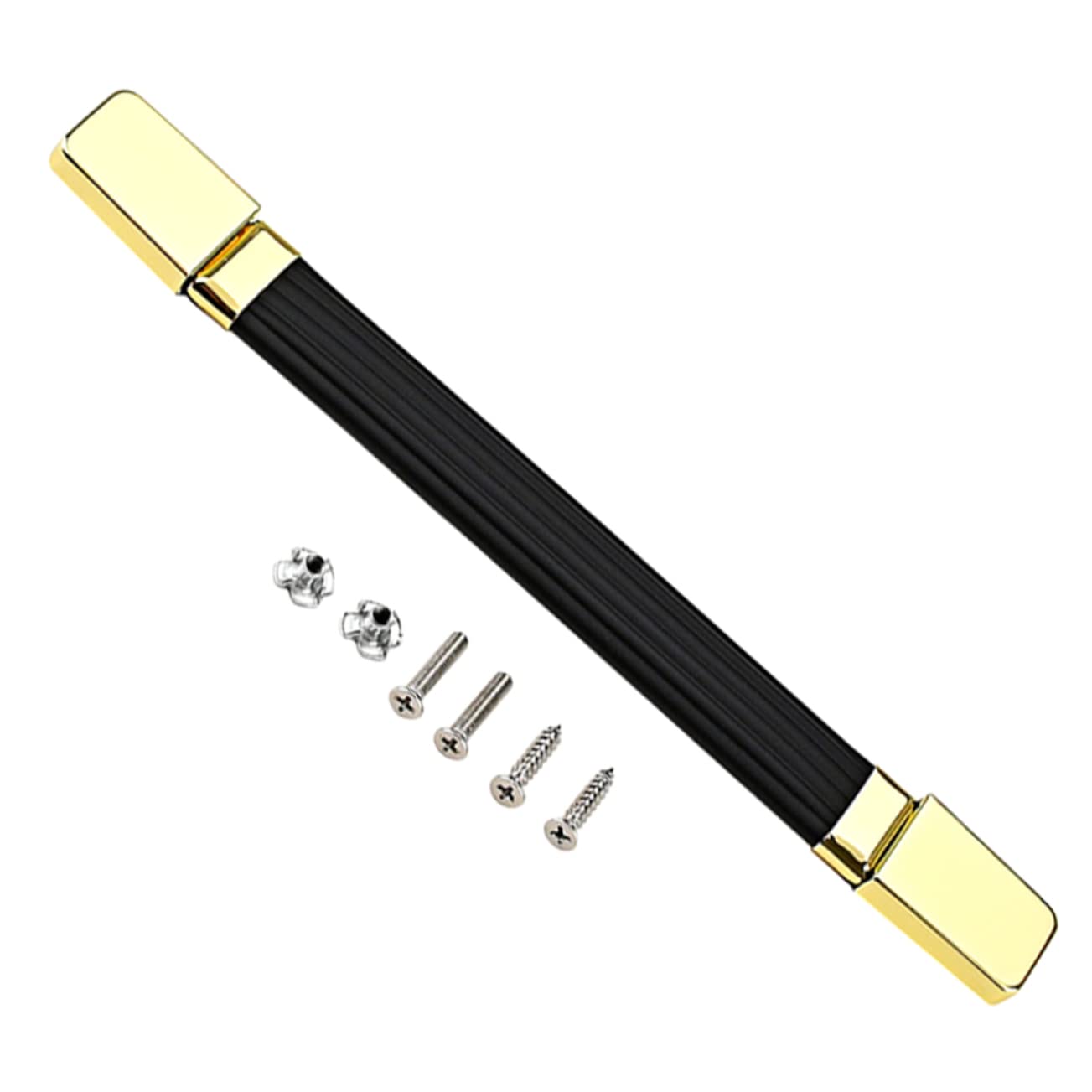 CIYODO 2sets Retro Amplifier Handle Ends and Screws Comfortable Grip for Speaker Replacement Material for Amplifiers and Sound Equipment