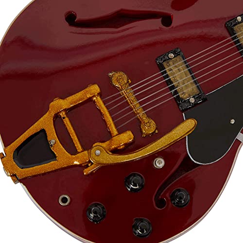 Jorma Kaukonen (avion Jefferson) – Réplique de guitare miniature - Les Beatles, Paul McCartney, John Lennon, RIngo Starr, George Harrison Jorma Kaukonen (avion Jefferson) – Réplique de guitare miniature – Image 5