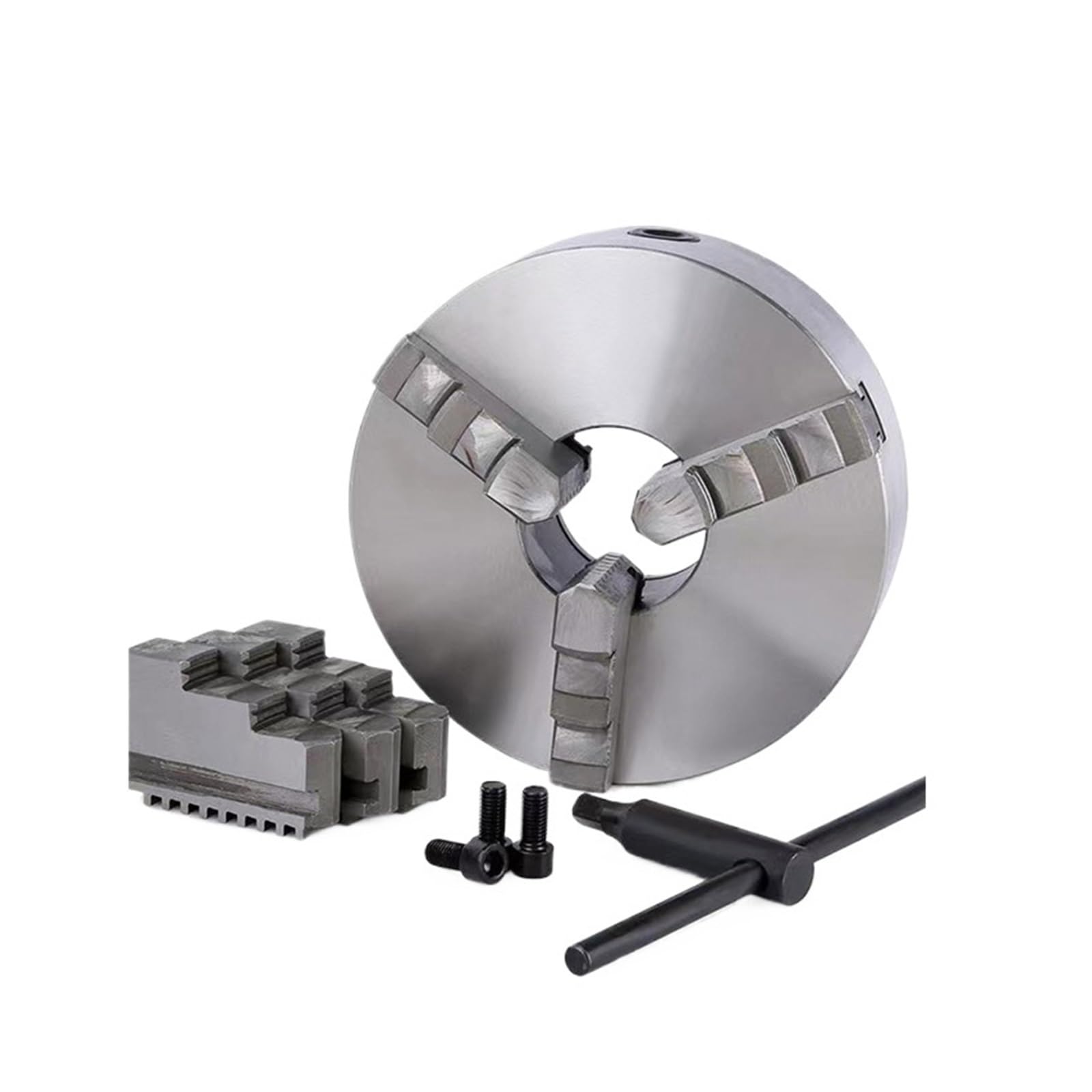 K11-80 3-Jaw Manual Lathe Chuck and K12-80 4-Jaw Self-Centering Set(K11-80)