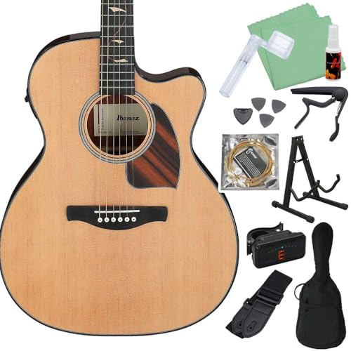 Ibanez PC34CE NT (Natural High Gloss) アコースティックギター初心者12点セット エレアコギター PERFORMANCEシリーズ アイバニーズ