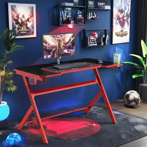 Luxury Gaming Desk with LED Lights