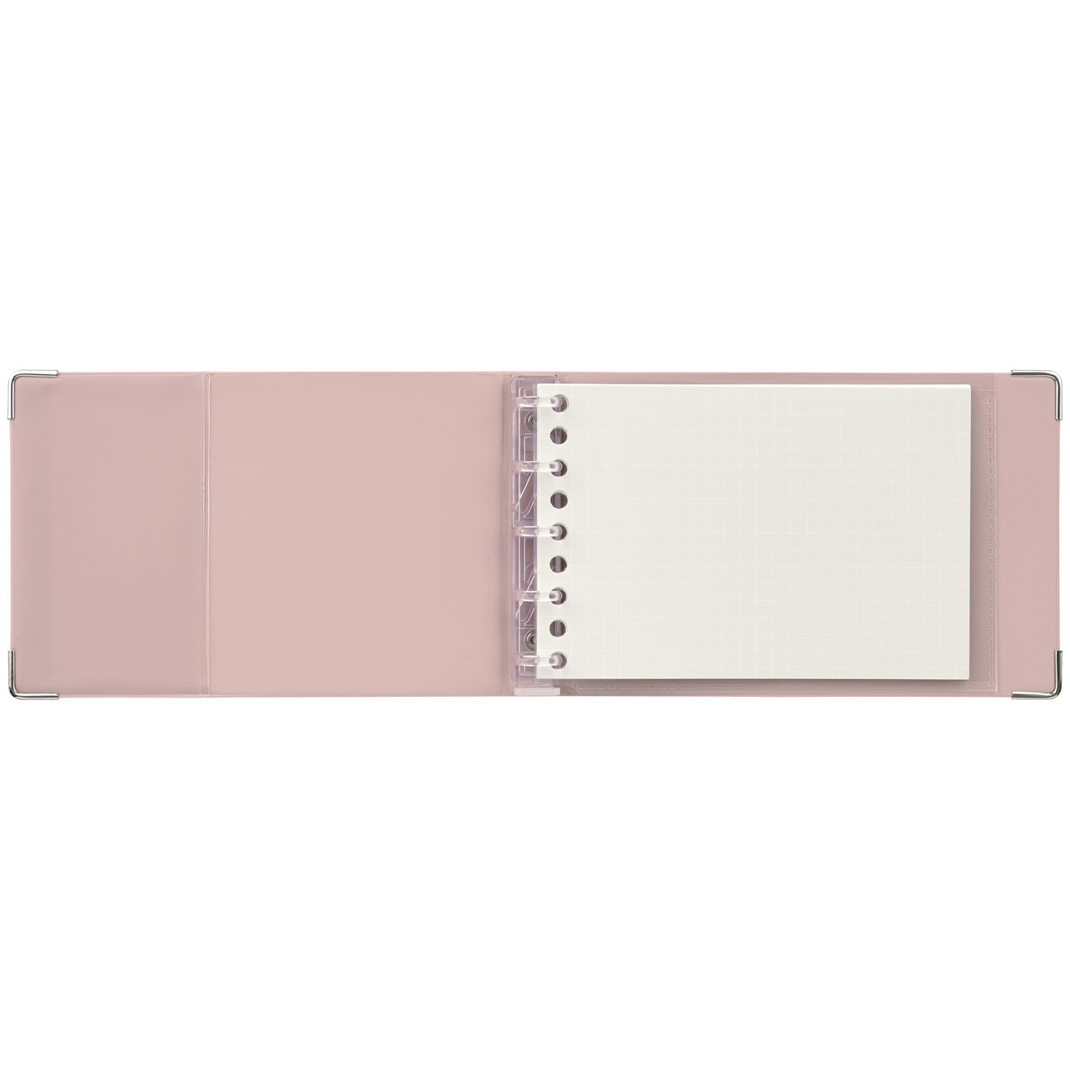 Maruman Classeur à feuilles mobiles Yuance Mini FM64-38, 5 trous, rose clair