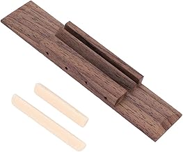 Ukulele Bridge Set Rosewood Bridge Plastic Nut & Saddle DIY Ukulele Replacement Part
