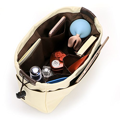 10 Pockets Bag Organiser, Felt Handbag Liner - Large