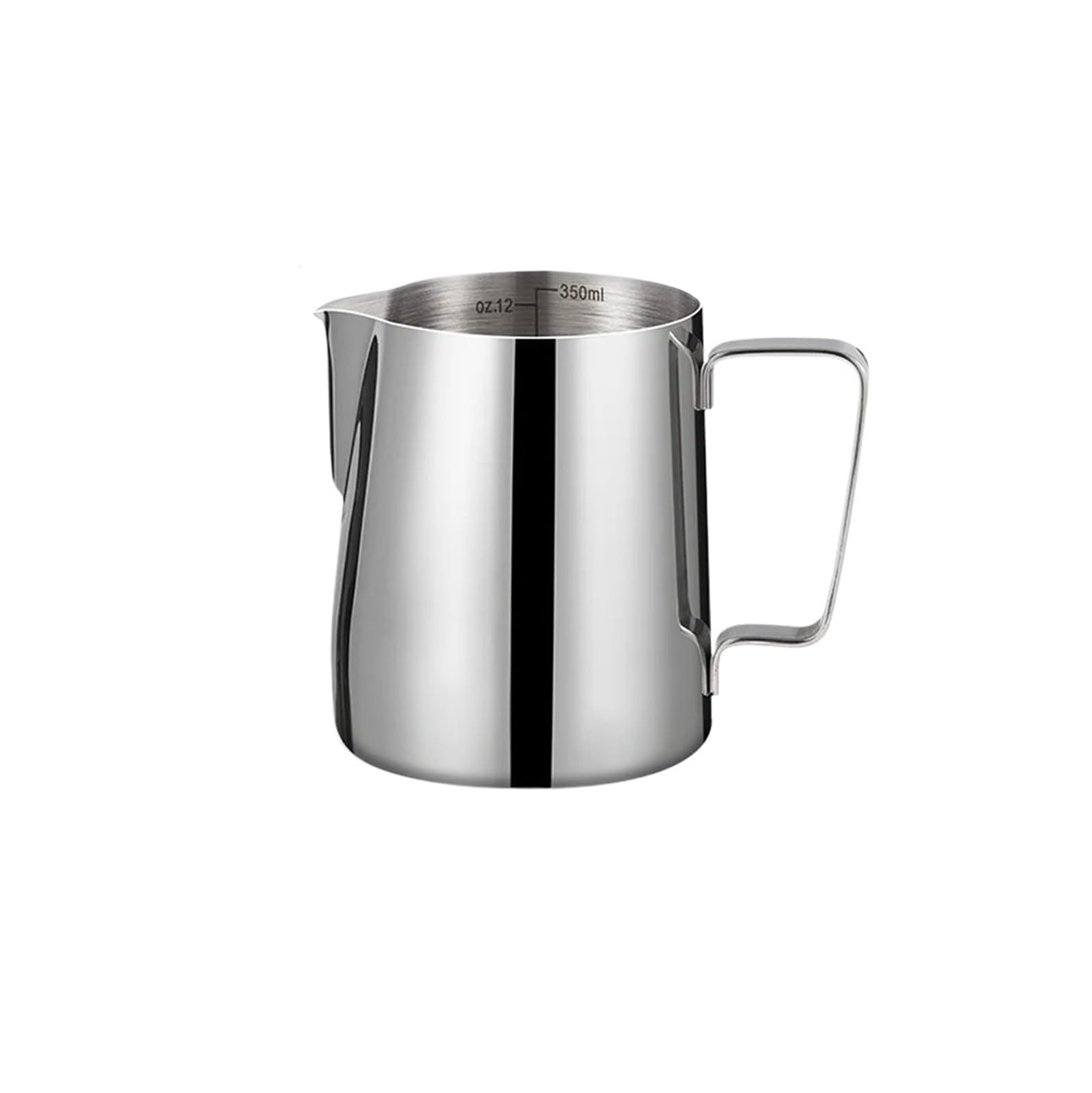 Jarra for espumar leche, Espumador de café, tazas acero inoxidable compatibles con accesorios Barista Latte Art(350ml)
