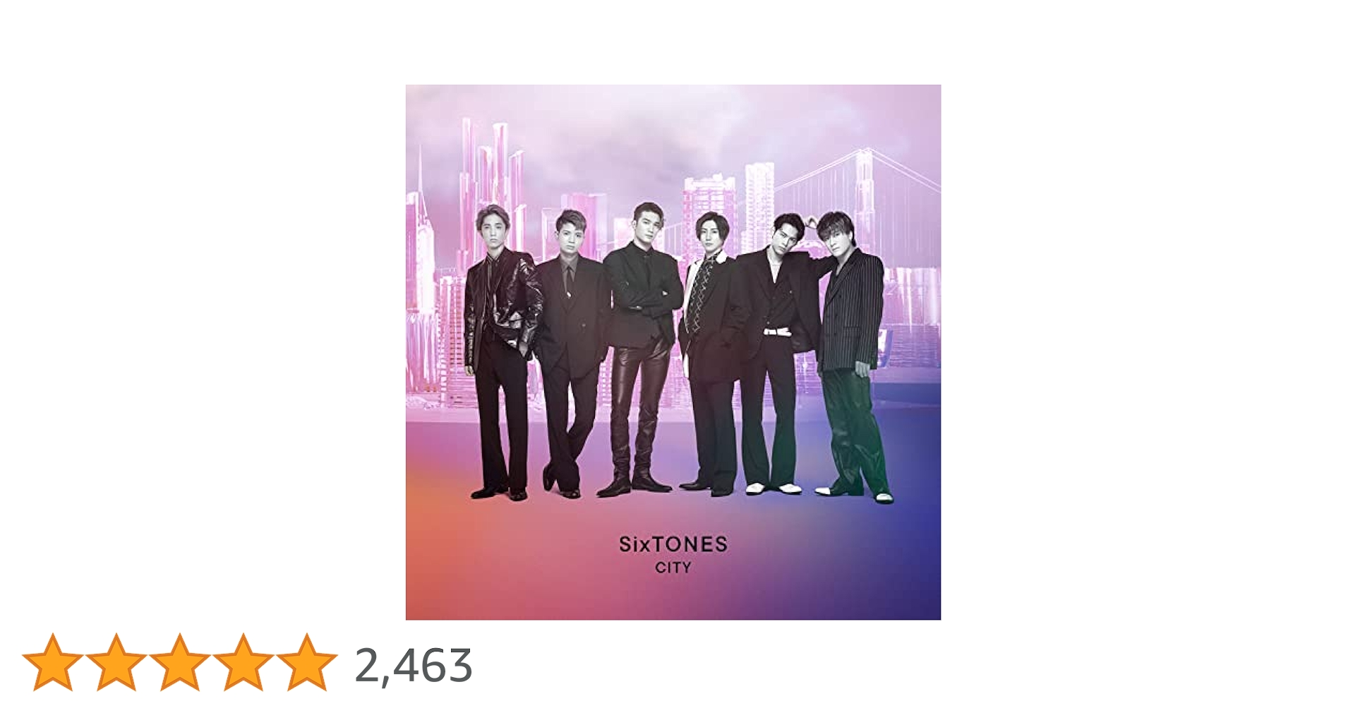 SixTONES CITY 初回A.B 通常 各一枚ずつ SixTONES CITY 初回A.B 通常