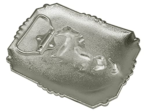 Image of Moranse Cross Cowboy Kneeling Prayer Horse Zinc Alloy Belt Buckles