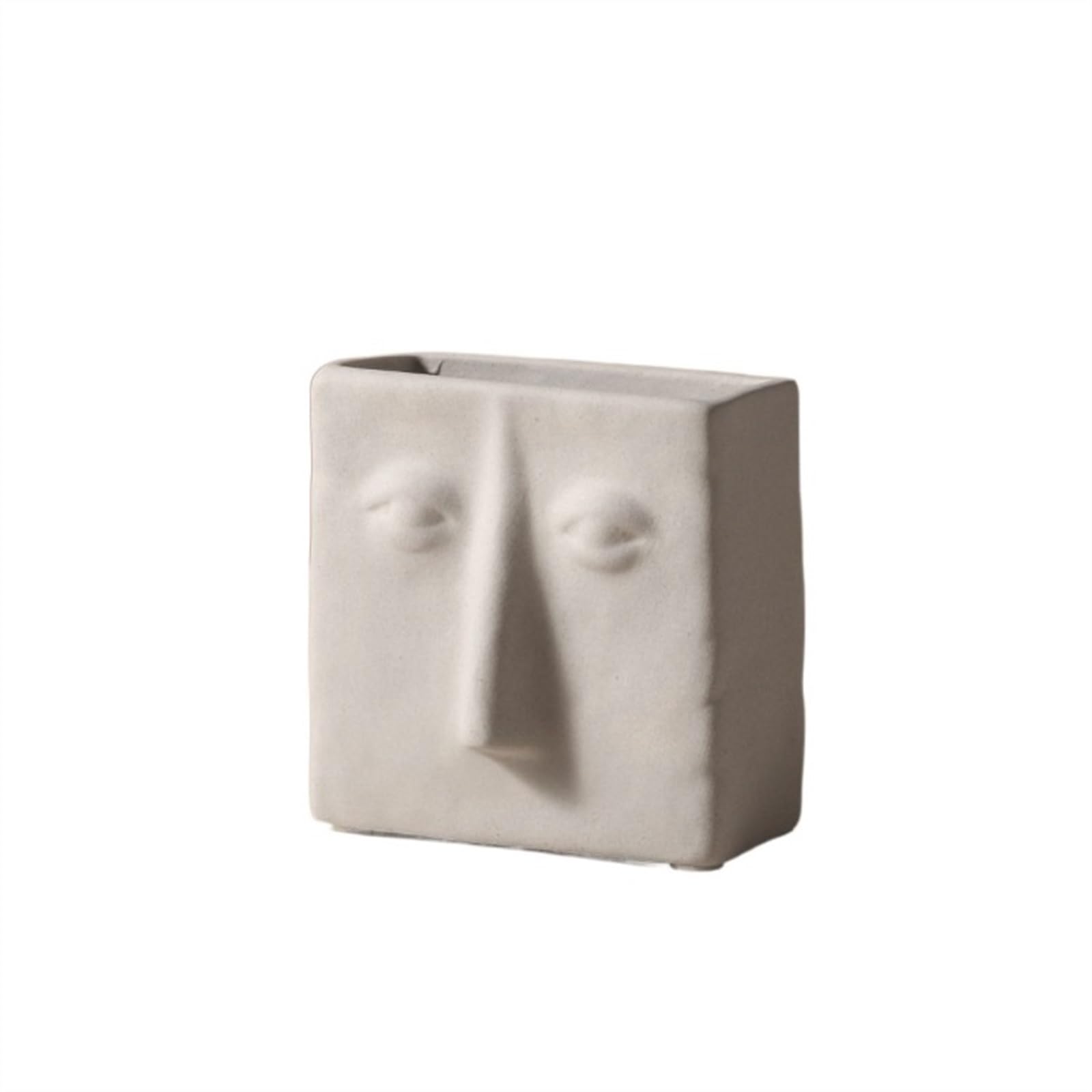 Bzgpmfud F Vase Desktop Lower Creative Ceramic Embryo S Simulated Decorations Artistic Acial Living Room And Decoration(F)